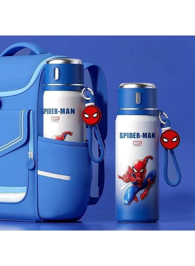 Spider-Man زجاجة ترمس ذكية من الفولاذ المقاوم للصدأ من سبايدر مان، عرض درجة الحرارة، قوارير مفرغة، زجاجة مياه عازلة للأطفال - Image 3