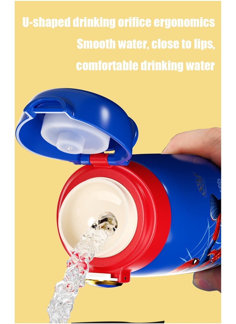 Spider-Man Spider-man Intelligent Stainless Steel Thermos Bottle Cup Temperature Display Vacuum Flasks Childrens Insulation Water Bottle  - Image 4