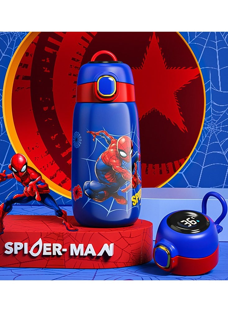 Spider-Man Spider-man Intelligent Stainless Steel Thermos Bottle Cup Temperature Display Vacuum Flasks Childrens Insulation Water Bottle  - Image 1