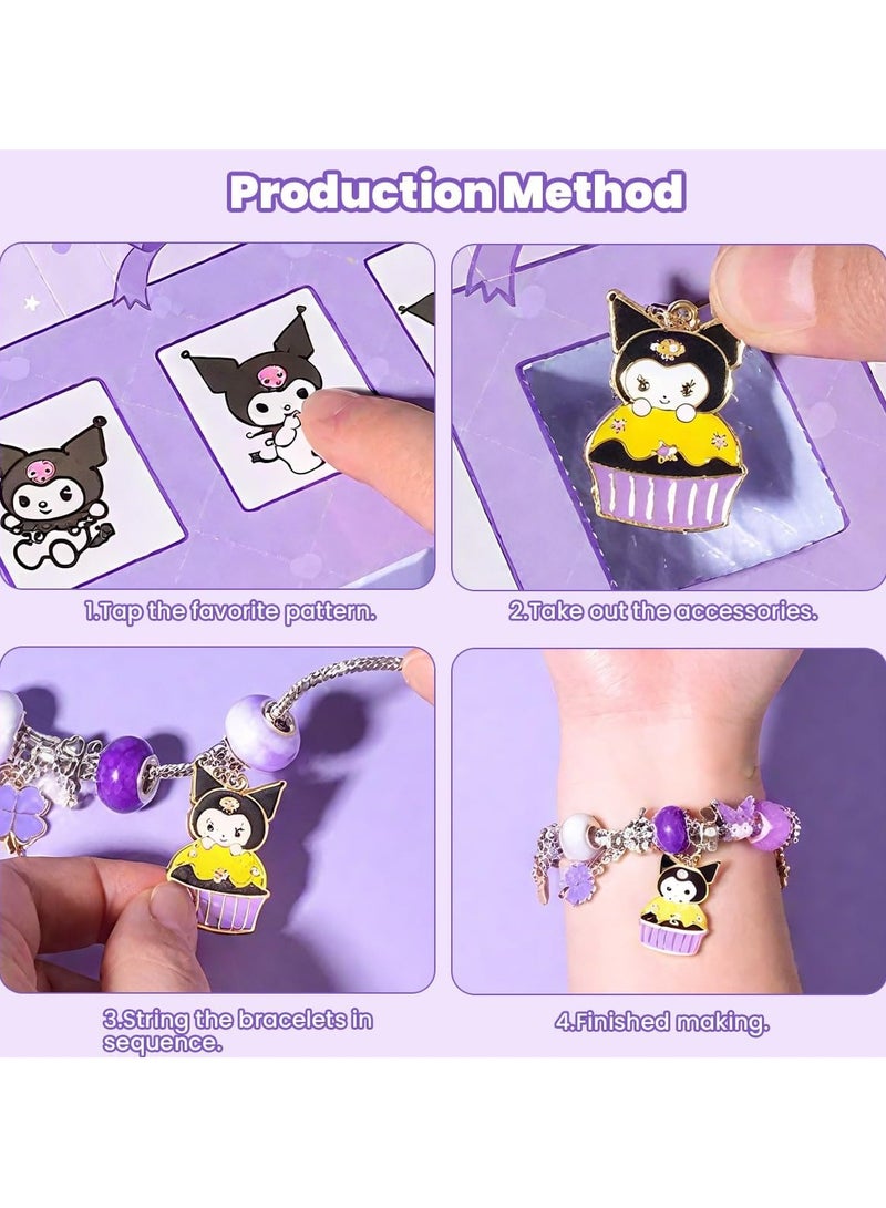 عام أساور بنات - أساور صندوق مفاجأة، مجموعات صنع أساور DIY، هدايا مثالية للفتيات من عمر 5 إلى 12 سنة. - Image 2