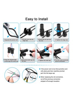NIBEMINENT SYOSI, 18 Pack Low Voltage Wire Connector, Landscape Lighting Connectors, Waterproof 12-20 Gauge Connectors  - Image 4