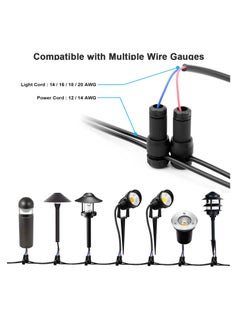 NIBEMINENT SYOSI, 18 Pack Low Voltage Wire Connector, Landscape Lighting Connectors, Waterproof 12-20 Gauge Connectors  - Image 3