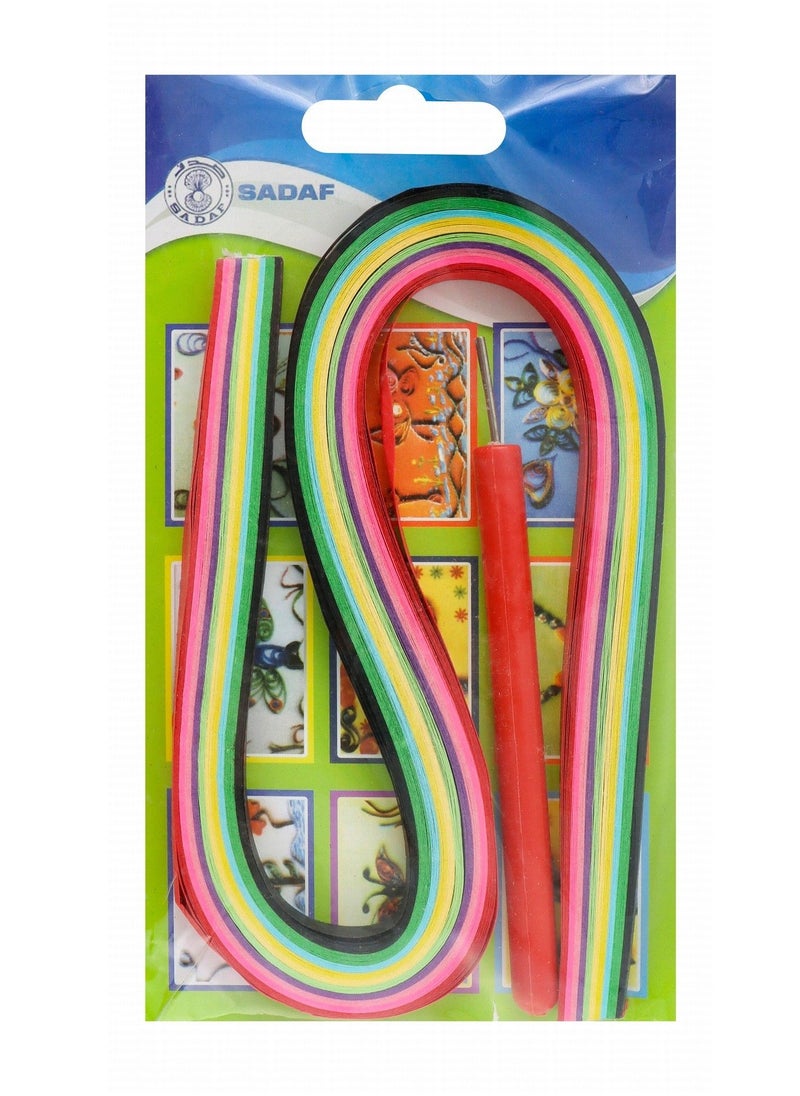 Sadaf - 10-Colour Quilling Paper Set For Crafts - Image 1