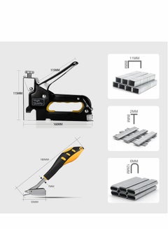 Captaintech 3-in-1 Staple Gun, Nailer Gun with 3000 Staples and Stapler Remover, Manual Stapler, Heavy Duty Staple Kit for Upholstery, DIY, Fixing Material, Decoration, Carpentry, Furniture  - Image 3