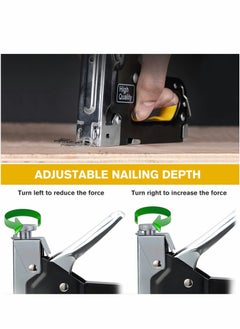 Captaintech 3-in-1 Staple Gun, Nailer Gun with 3000 Staples and Stapler Remover, Manual Stapler, Heavy Duty Staple Kit for Upholstery, DIY, Fixing Material, Decoration, Carpentry, Furniture  - Image 5