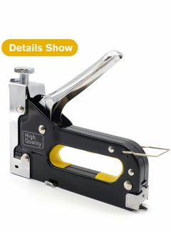 Captaintech 3-in-1 Staple Gun, Nailer Gun with 3000 Staples and Stapler Remover, Manual Stapler, Heavy Duty Staple Kit for Upholstery, DIY, Fixing Material, Decoration, Carpentry, Furniture  - Image 2