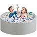 Zedachica Ball Pit for Toddlers 4724x1575 Baby Ball Pit Soft Foam Ball Pits Round Lagre Kids Ball Pits Indoor and Outdoor Game Kids Play Ball Pool Ideal Gift for Children Grey NO Balls - Image 3