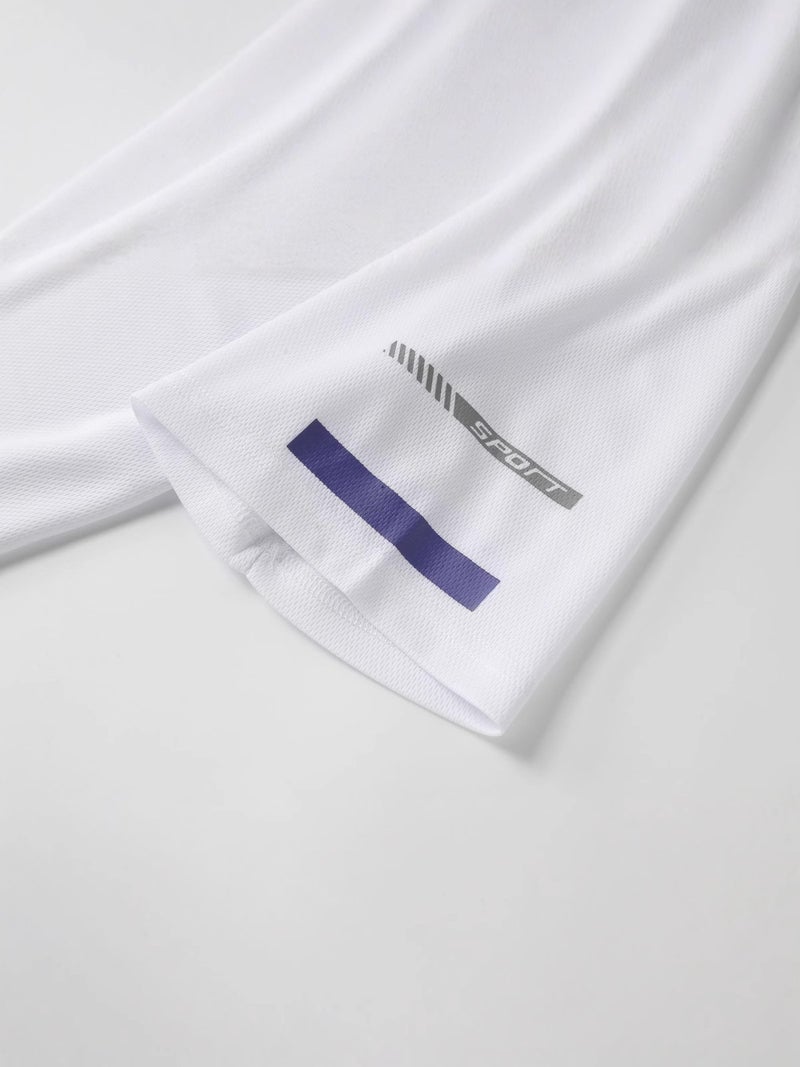Cross-Border Summer Outdoor Large Size Sports T-Shirt Men''s Size Thin Breathable Short-Sleeved Casual Quick-Drying Fitness T-Shirt - Image 4