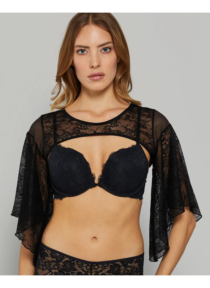 Isla & Evie La Senza Bolero Sexy Black Costume Bra
