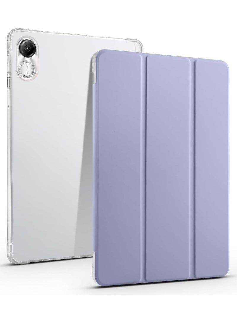 VKL Case Compatible with Honor Pad X8 Pro/Honor Pad X9 11.5inch Case, Slim Lightweight Protective Case Smart Cover Shockproof Cover with Clear Back Shell w/Pencil Holder (Lavender) - Image 1