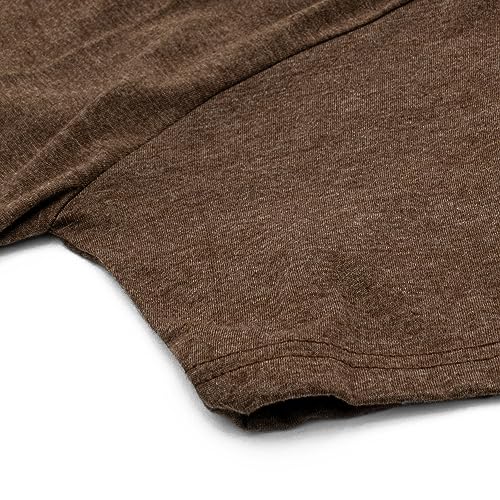 Tee Luv Men's Mr Owl How Many Licks Shirt - Vintage Tootsie Pop Graphic T-Shirt, Brown Heather, L - Image 5