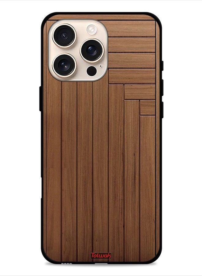 Tolwak Apple iPhone 16 Pro Protective Case Cover Door Pattern - Image 1