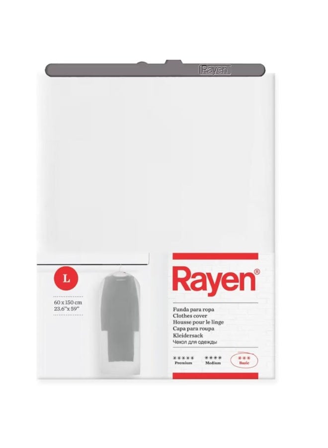 ريان غطاء ملابس متوسط من راين 60×150 سم – حماية مثالية من الغبار والرطوبة لتنظيم الخزانة - Image 1