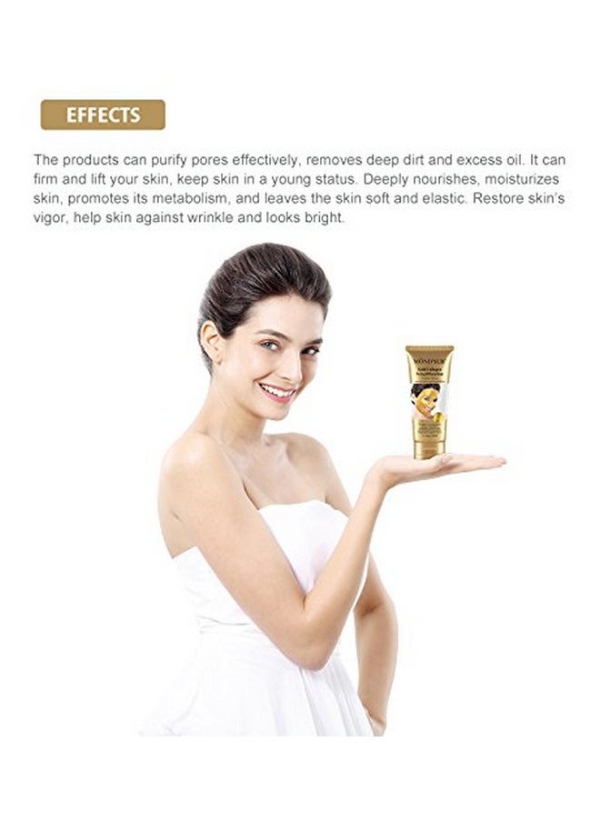 Mond'sub - Gold Collagen Peel Off Facial Mask For Nourishing & Removing Blackheads (1 Tube X 120Ml) (Pack Of 1-120Ml) - Image 1