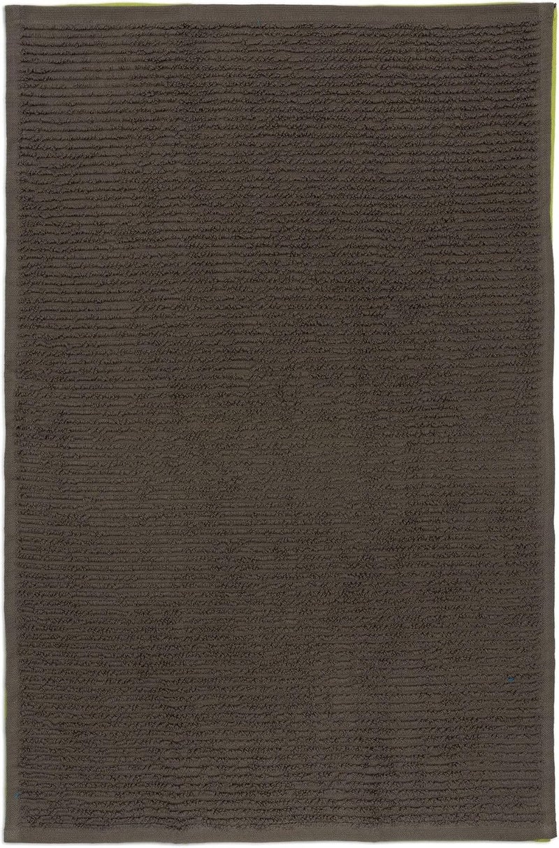 Mukitchen MU Kitchen Ridged Texture Cotton Dishtowel, Platinum - Image 2