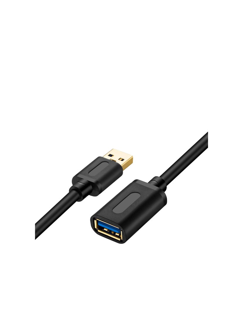 Terabyte كابل تمديد USB بطول 10 أقدام USB 3.0 كابل تمديد نوع A ذكر إلى أنثى نقل بيانات بسرعة 5Gbps للوحة المفاتيح، الفأرة، بلاي ستيشن، إكس بوكس، فلاش درايف، طابعة، كاميرا والمزيد - Image 2