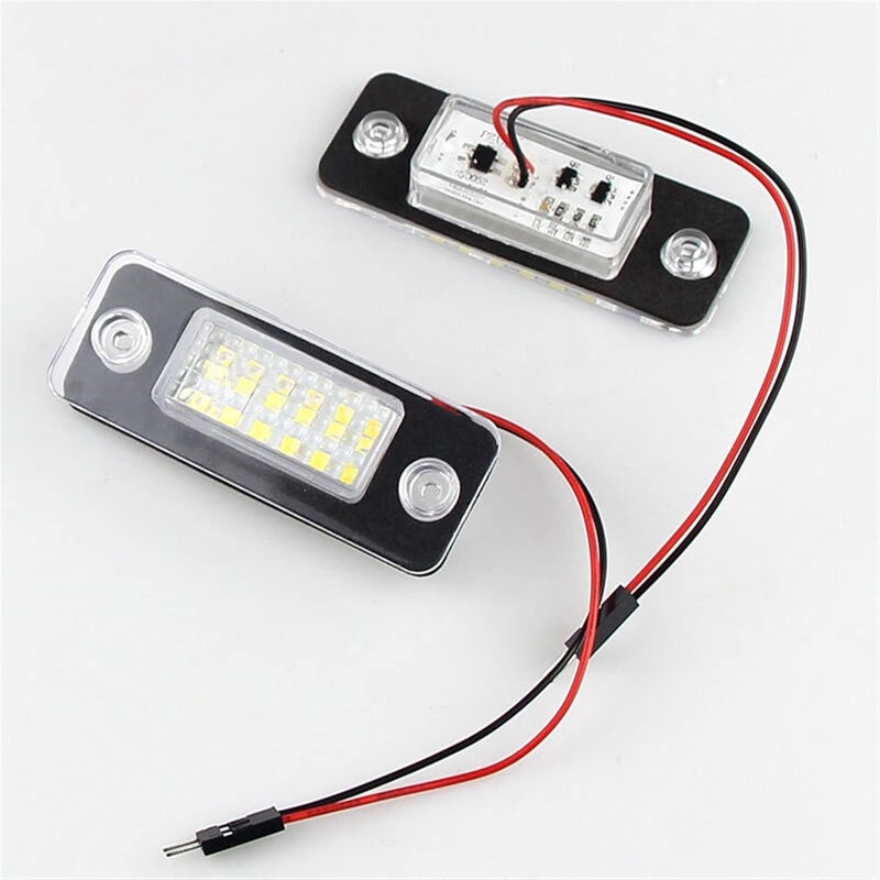 DEMULAX Error Free White License Plate Light for A8 D3 - Image 1