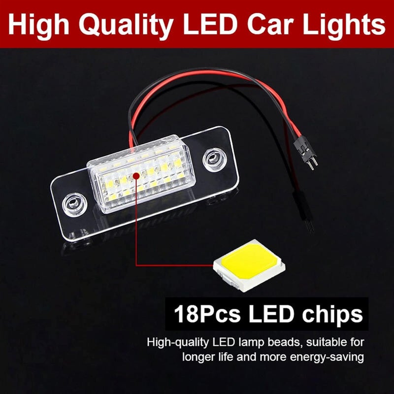 DEMULAX Error Free White License Plate Light for A8 D3 - Image 4