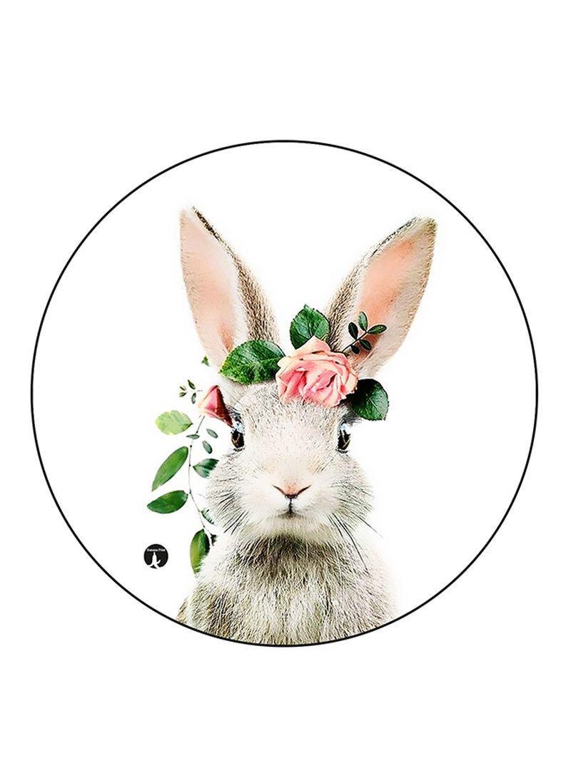 RKN Rabbit Printed Mouse Pad Multicolour
