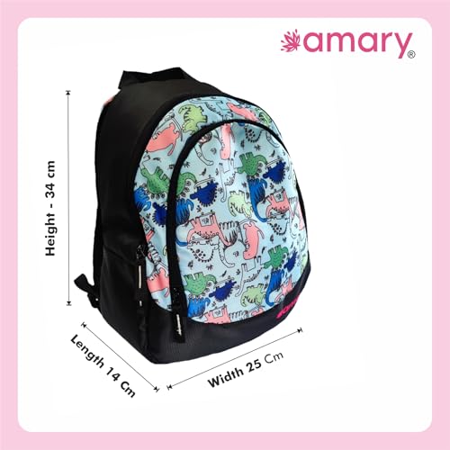 AMARY Dino Kids School Bag Small â€“ Compact & Lightweight Backpack with Fun Dinosaur Design | Ideal for Preschool & Kindergarten - Image 4