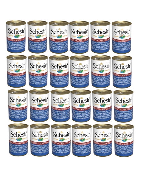 24Pc Tuna With Whitebait Adult Cat Wet Food 140g