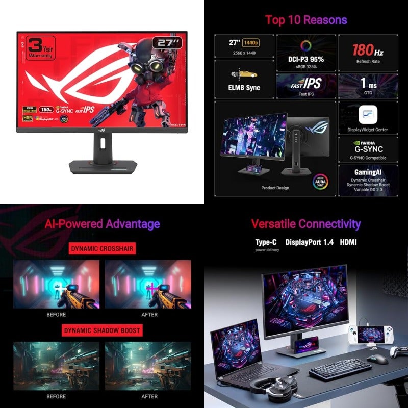 جينيريك جينيريك ROG Strix شاشة 27 بوصة