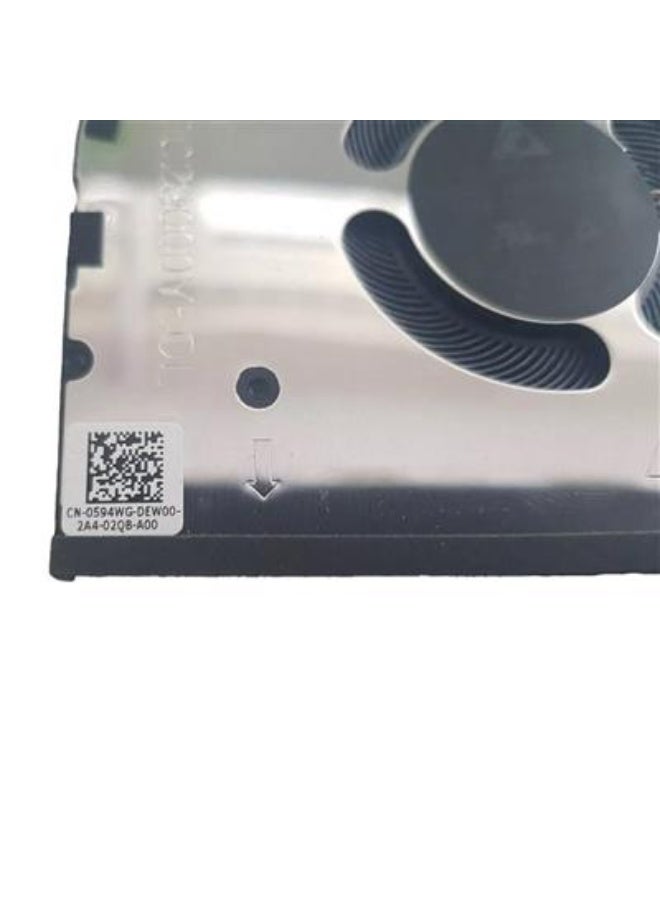 Replacement New Laptop CPU Cooling Fan for Dell XPS 9520 Precision 5570 Series 0594WG EG50050S1-CJ60-S9A DC28000Y5SL DC5V - Image 2