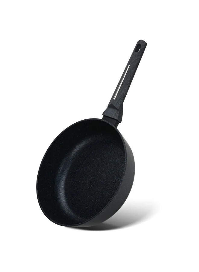 DANUBE HOME Fissman Deep Frying Pan Ferro 24X7Cm With Induction Bottom Aluminium With Non-Stick Coating Durable And Heat-Resistant Perfect For Frying Searing And Cooking