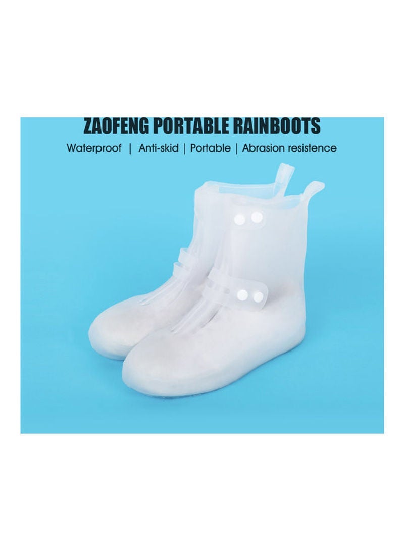 NIBEMINENT Portable Non-Slip Rain Boot Cover L Transparent - Image 5
