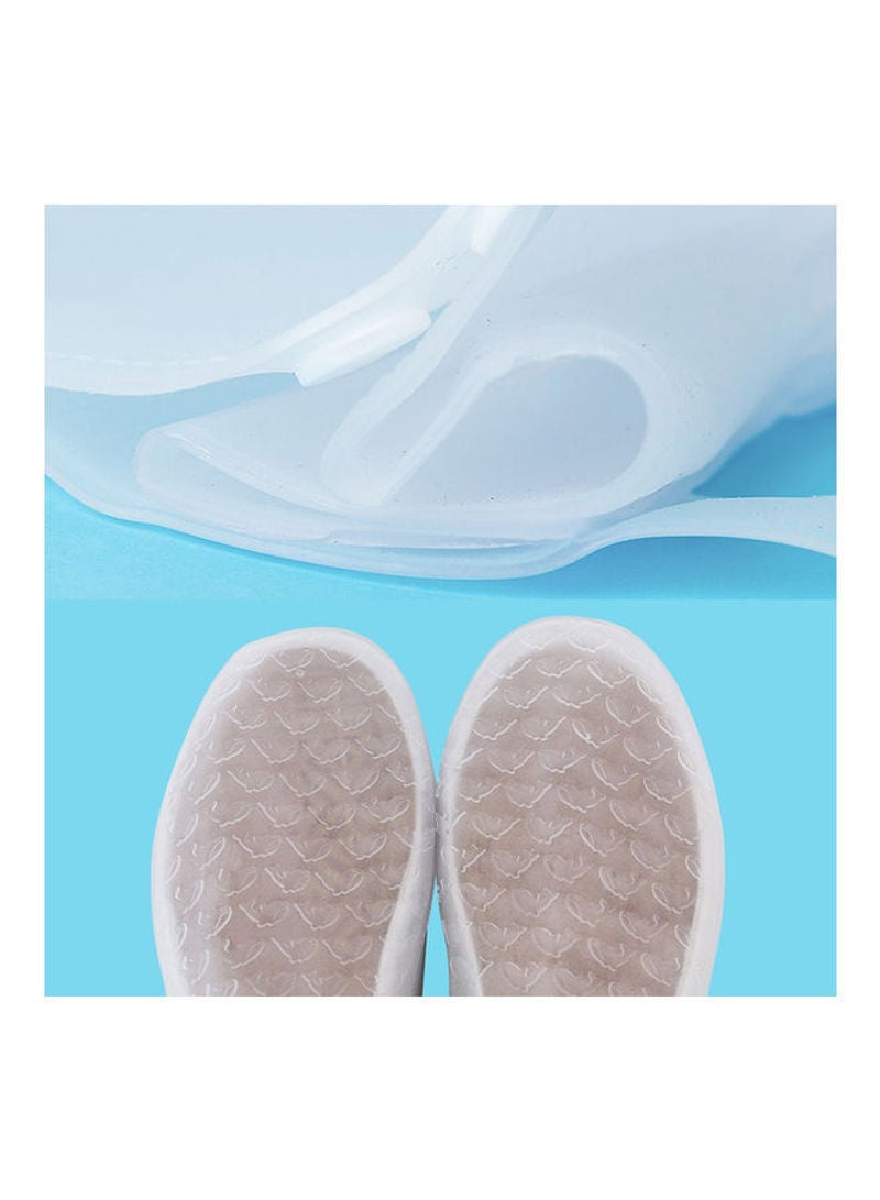 NIBEMINENT Portable Non-Slip Rain Boot Cover L Transparent - Image 3