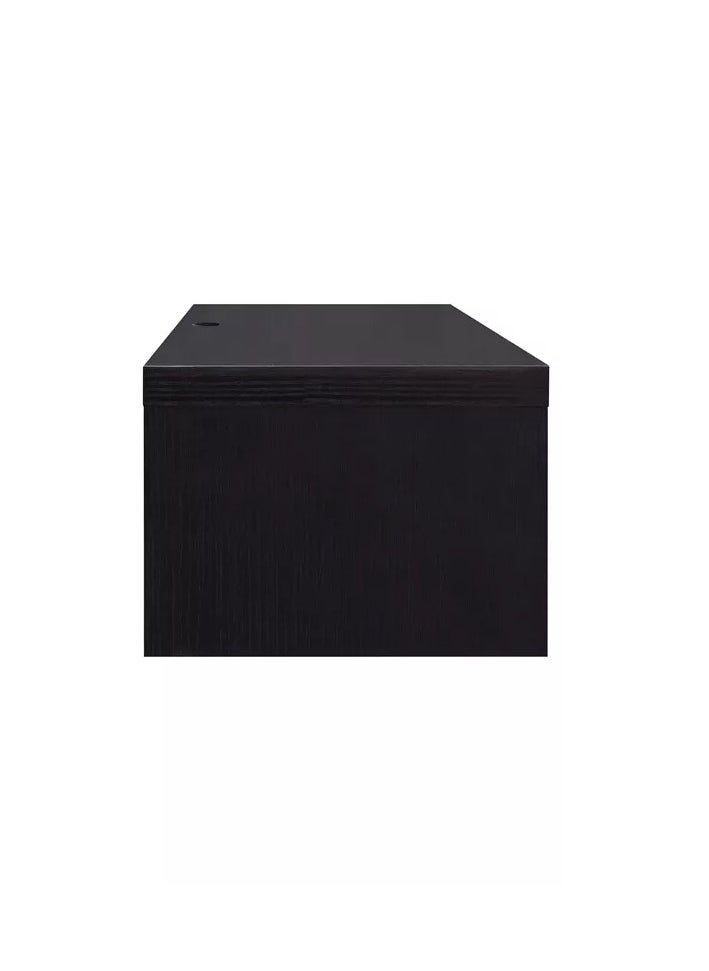 Homzmart - MDF TV Table Black - 180x30x22 cm - Image 1