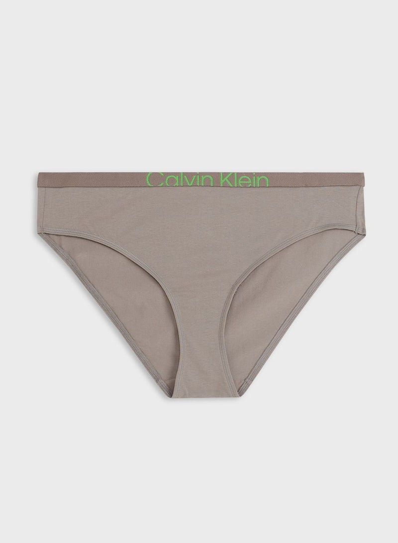 CALVIN KLEIN Logo Band Bikini Bottom - Image 1