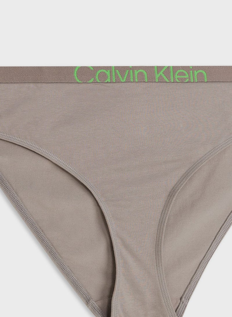 CALVIN KLEIN Logo Band Bikini Bottom - Image 3