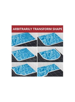 BBstore Shower Water Dam Threshold Guard -Collapsible Water Stopper To Keep Water Inside Of The Shower, Sink And Bathtub  - Image 5