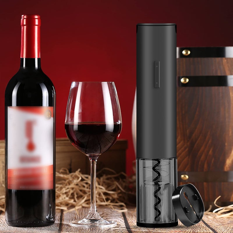 REPLEX Electric Wine Bottle Opener Automatic Wine Opener Corkscrew with Foil Cutter Reusable Wine Opener Gift for Waiter Women in Home Kitchen Party Bar Outdoor  - Image 1
