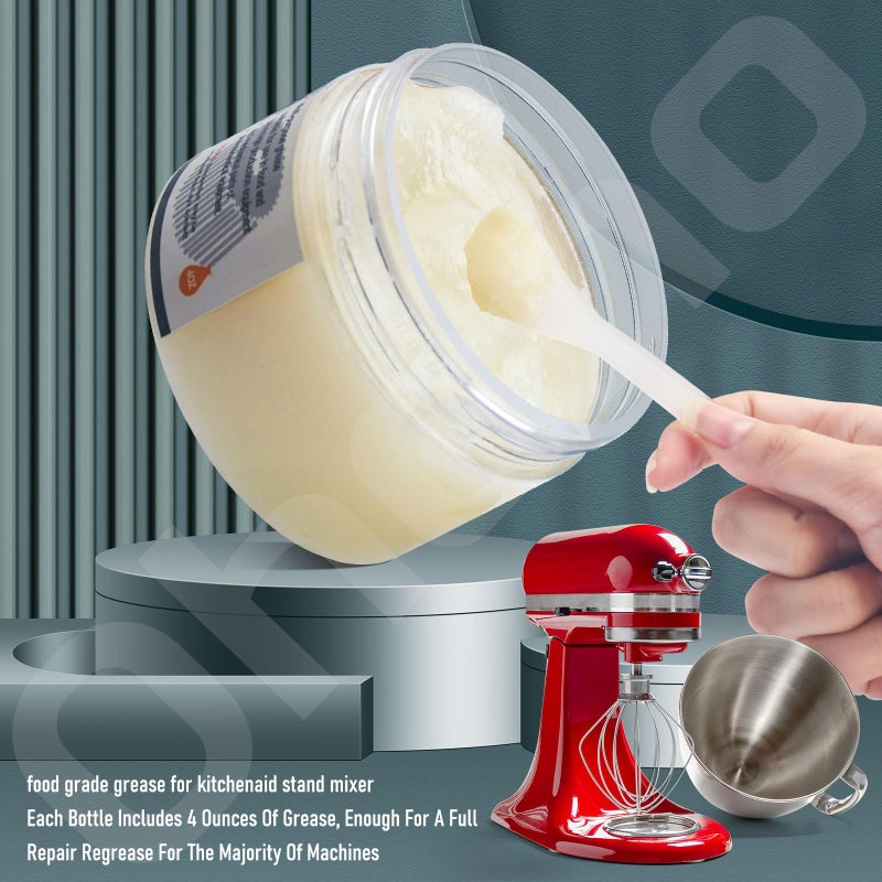 Ohoho 4 oz Food Grade Grease for kitchenaid Stand Mixer, Universally - Compatible with Kitchen Stand Mixer - Maintain The Performance of Your Machine and Extend Service Life, with 9709511 4162324 Gasket - Image 4