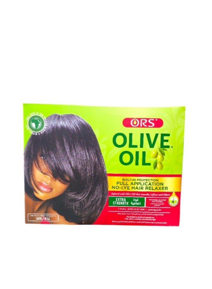 ORS Olive Oil Builtin Protection Full Application Nolye Hair Relaxer Extra Strength Kit - Image 1