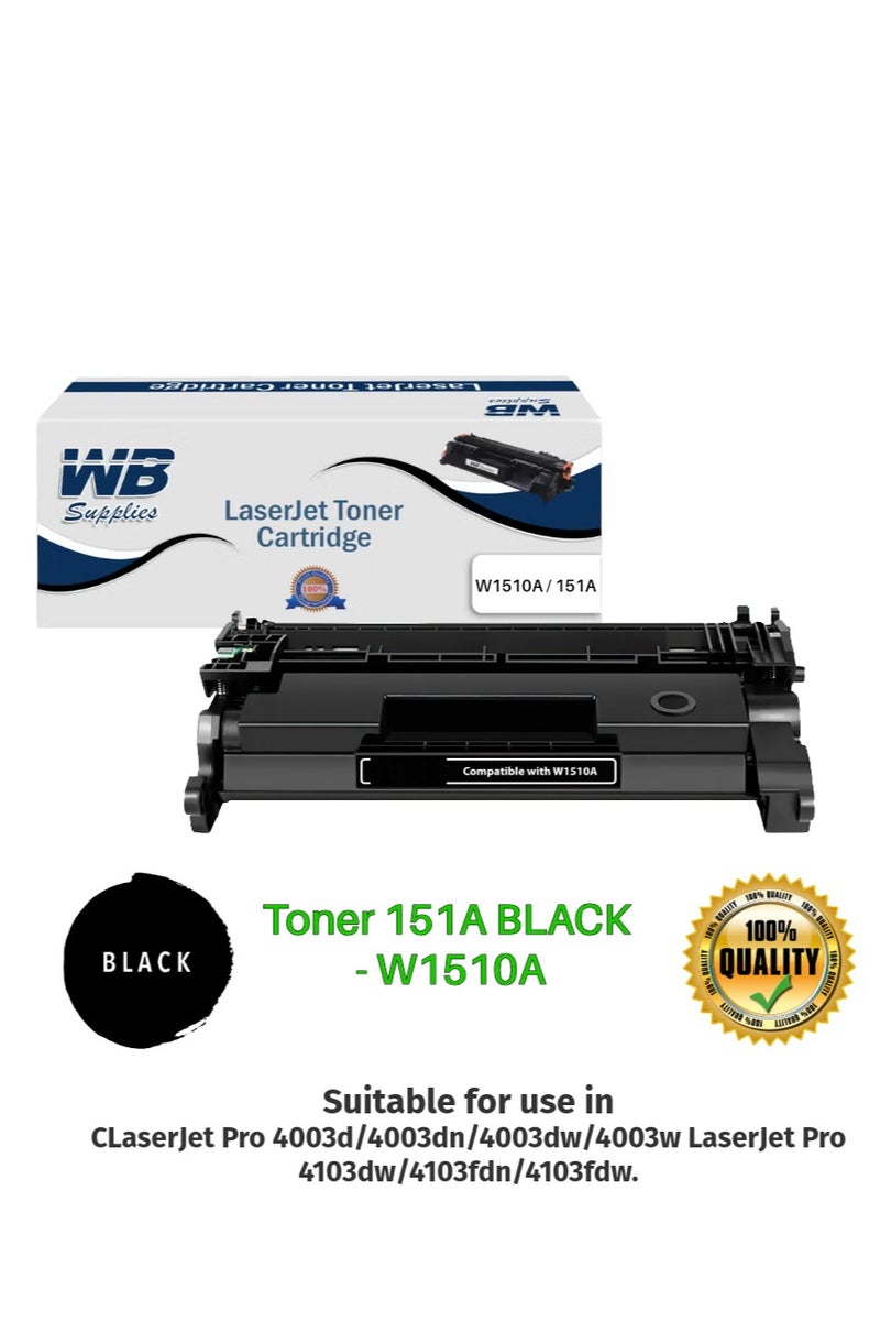 WB Toner 151A BLACK -W1510A  - Image 1
