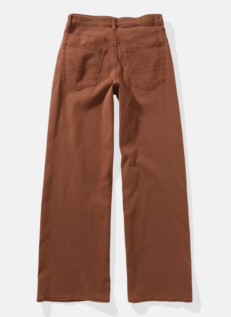 American Eagle Stretch Ultra Wide-Leg Super High-Waisted Pant