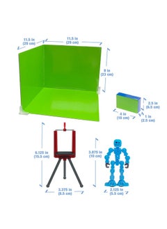 Zing Zing Klikbot Zanimation Studio - Includes 2 Klikbots, Phone Stand/Holder and 2 Sided Backdrop Screen, for Ages 6 and Up  - Image 3