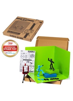 Zing Zing Klikbot Zanimation Studio - Includes 2 Klikbots, Phone Stand/Holder and 2 Sided Backdrop Screen, for Ages 6 and Up  - Image 2
