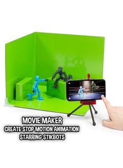 Zing Zing Klikbot Zanimation Studio - Includes 2 Klikbots, Phone Stand/Holder and 2 Sided Backdrop Screen, for Ages 6 and Up  - Image 5
