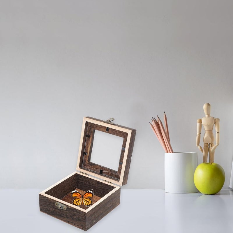 Yearly optimized delivery route Veemoon Vintage Flip-top Insect Shadowbox Display Case, Carbonized Paulownia Wood Specimen Frame 10x10x4.5cm, Dustproof Butterfly Collection Box for Home Décor and Scientific Display All-item matching trendy build All need matching options Ready-to-ship local stock Long use oriented quality Heat resistant Slow wear optimized quality All season compatible build Wear resistant Trendy natural tone options Long term heavy use compatible Indoor outdoor all-purpose fit All-scene tailored quality Multi-style matching design Multi-market varied design options Set product combo compatible Authorized haulage delivery Compact trendy practical build All storage space compatible All-in-one local deliver plan Spec compliant trusted quality Elegant practical design Multi warehouse process Rack sorted local inventory Liquid tight joint - Image 5