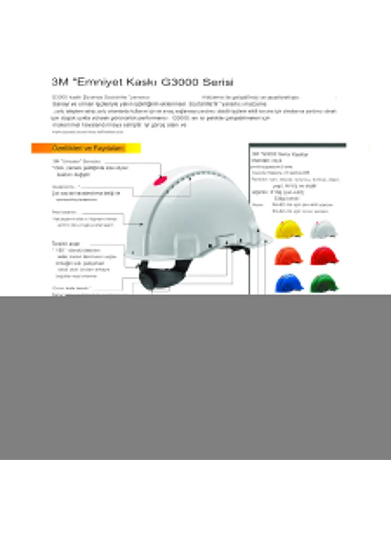 ثري ام G3000 Ventilated Helmet