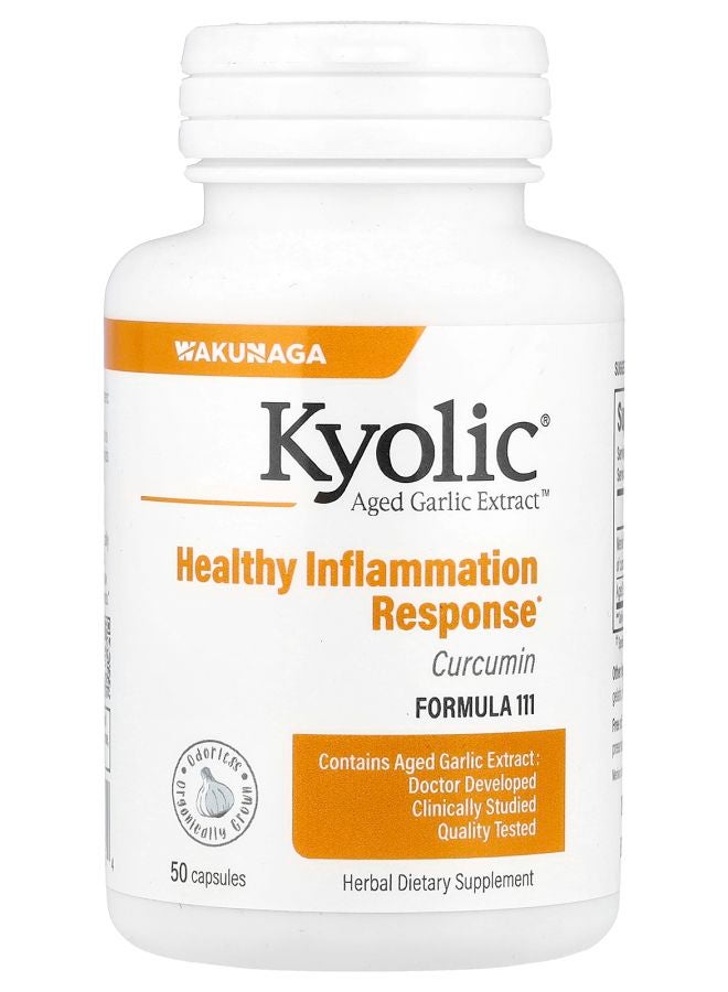 kyolic Aged Garlic Extract™ Curcumin 50 Capsules - Image 1