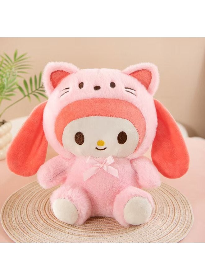 Doll Machine Doll Batch Doll 8-inch Grasp Doll Plush Toy Wedding Throwing Activity Gift-Color:Meidi 26cm-Height:About 25cm - Image 1