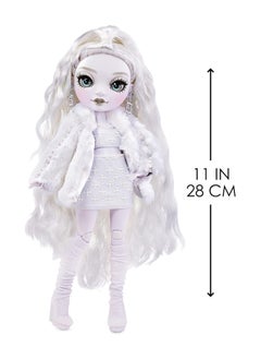 RAINBOW HIGH Rainbow High Shadow S1 Natasha Zima | 11" Fashion Doll | Elegant Grayscale Look & Accessories  - Image 4