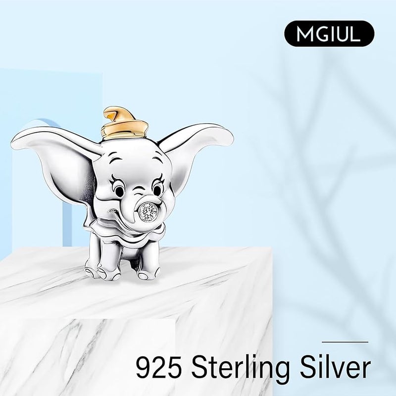 MGIUL Charms Movie Character 3 in 1 Clip 2 in 1 Pendant For Bracelets Necklaces 925 Sterling Silver Pendants Charms Jewelry Gift For Women - Image 2
