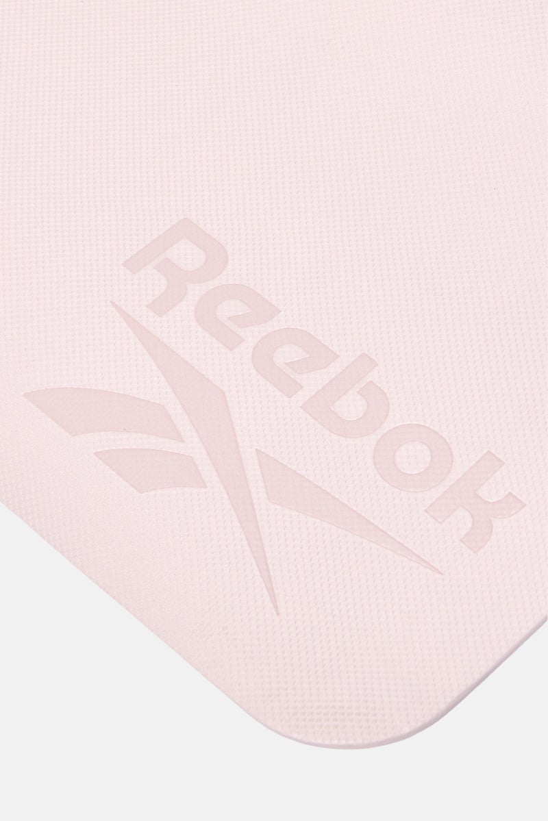 Reebok Women Brand Logo Fitness 4 mm Yoga Mat, Ash Lilac - Image 3