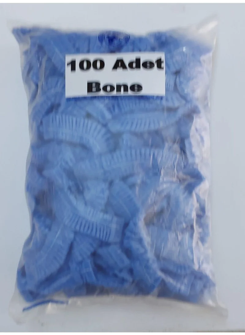 Ec Shop Renktaş Blue Interlining Disposable Bonnet 100 Pcs 100 Pcs Blue Interlining